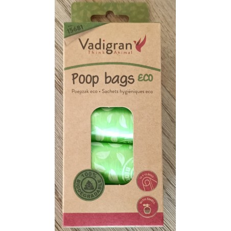 Sachets ramasse-crottes dégradables en rouleaux