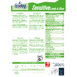 Iso-dog SENSITIVE Lamb Rice All Breeds