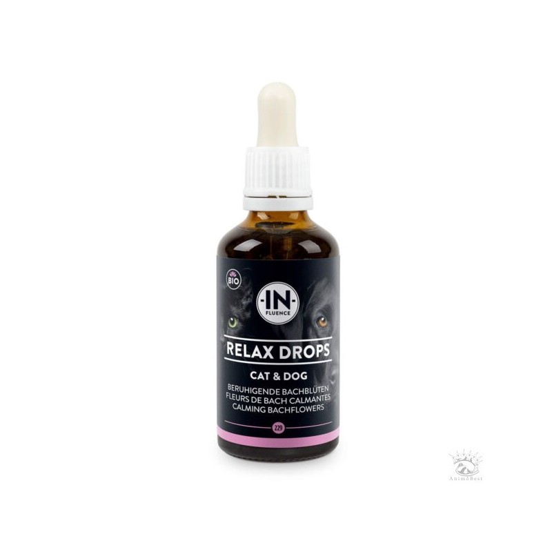 IN​-​FLUENCE Relax Drops pour chiens et chats (50 ml)BIO