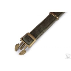 Designed by Lotte Collier pour chien - velours - vert - 35- 50cmx20mm