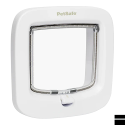 Chatière PetSafe manuel 4 voies, blanche