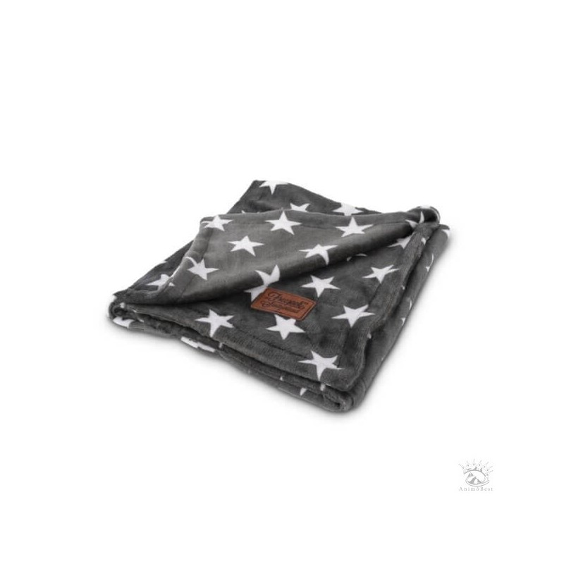 Couverture douillette Stars gris 90x70cm