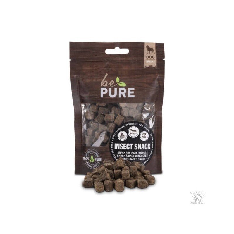 bePure snack à base d’insectes pour chiens (100g)