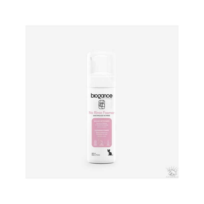 Mousse sans rinçage Biogance Chat
