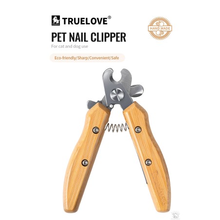 Coupe griffes 13x5cm en bambou pour chiens et chats Truelove