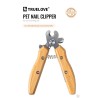 Coupe griffes 13x5cm en bambou pour chiens et chats Truelove