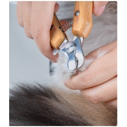 Coupe griffes 13x5cm en bambou pour chiens et chats Truelove