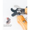 Coupe griffes 13x5cm en bambou pour chiens et chats Truelove