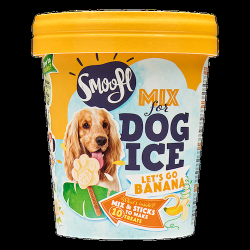 SMOOFL Glace à la banane pour chien