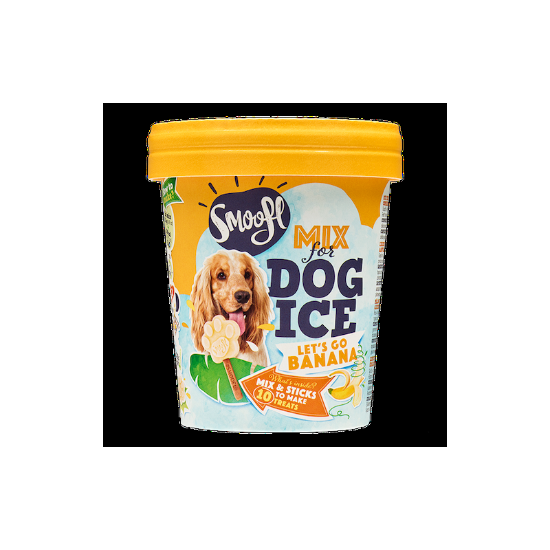 SMOOFL Glace à la banane pour chien