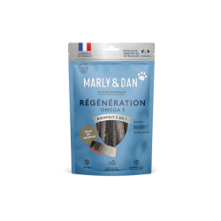 MARLY & DAN - Régénération Oméga 3 - friandises pour chien - 60g