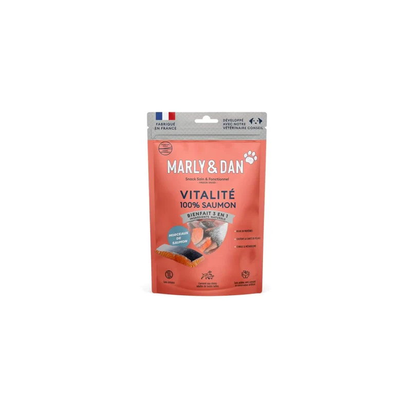 MARLY & DAN MINI Friandises Vitalité 100% Saumon
