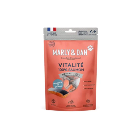 MARLY & DAN MINI Friandises Vitalité 100% Saumon