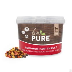 bePure Semi​-​Moist Soft Snackz Mini Mix Hearts