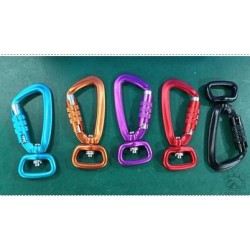 Mousqueton twist aluminium 4kn 25g