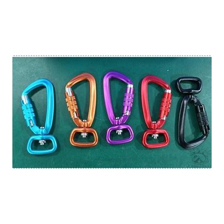 Mousqueton twist aluminium 4kn 25g