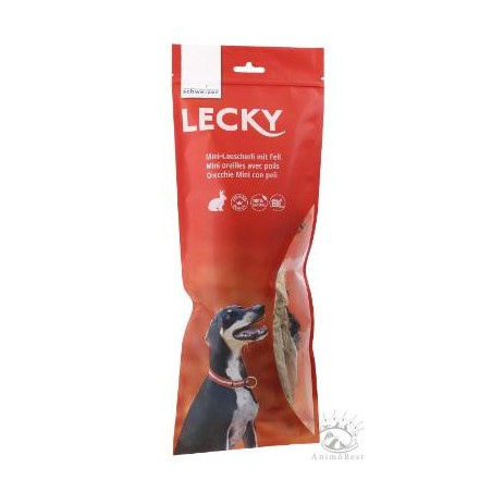LECKY Oreilles de lapin avec fourrure 90g
