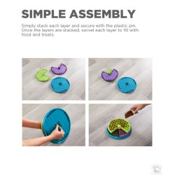 PUPPY LICKIN' LAYERS - DOG PUZZLE & FEEDER IN ONE