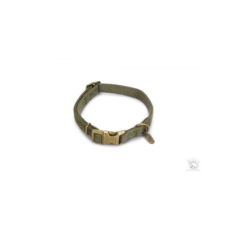 Designed by Lotte Collier pour chien - velours - vert - 35- 50cmx20mm