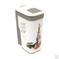 Récipient pour aliments Rotho Flo en beige