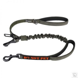 Laisse OneTigris 17 résistante avec sécurité voiture 122-184cm