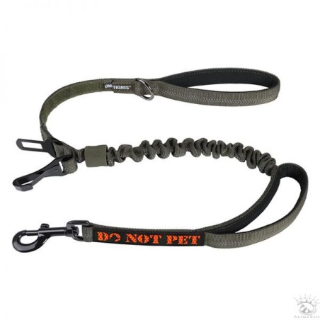 Laisse OneTigris 17 résistante avec sécurité voiture 122-184cm