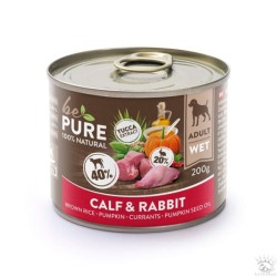 bePure Calf ​& Rabbit au veau, au lapin, aux légumes et au riz