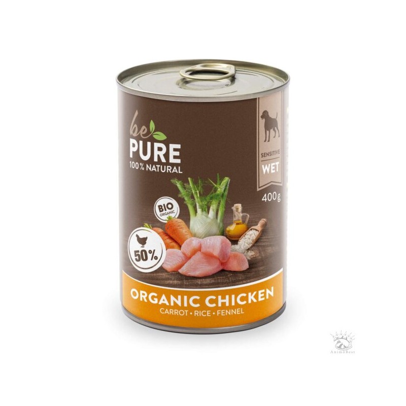 bePure Organic Chicken au poulet 400g