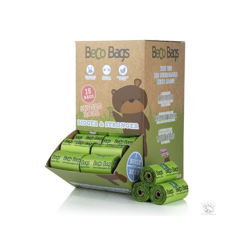 Sachets ramasse-crottes en rouleaux