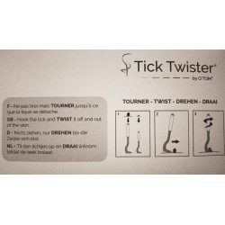 Crochet à tiques 2 pces O'Tom CLIP BOX