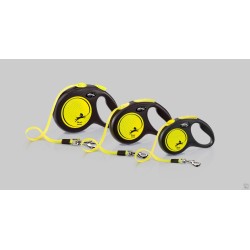 Laisse à enrouleur pour chiens Flexi Neon sangle (5m)