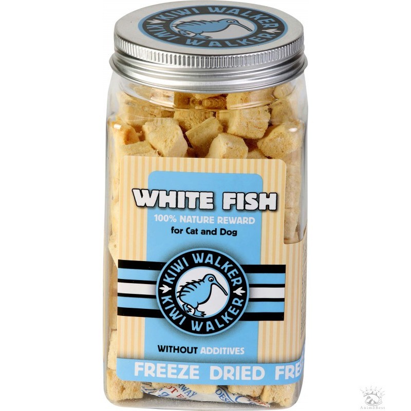 Friandise Lyophilisée Kiwi Walker Poisson blanc 60g