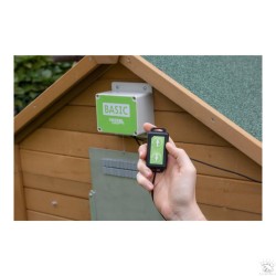 Bouton externe pour porte de poulailler automatique