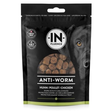 In​-​Fluence Anti​-​Worm avec poulet, protection contre les vers