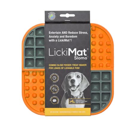LickiMat Slomo Tapis à lécher pour chiens
