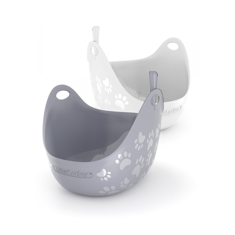 Bac à litière Litter Box de Litter Locker gris