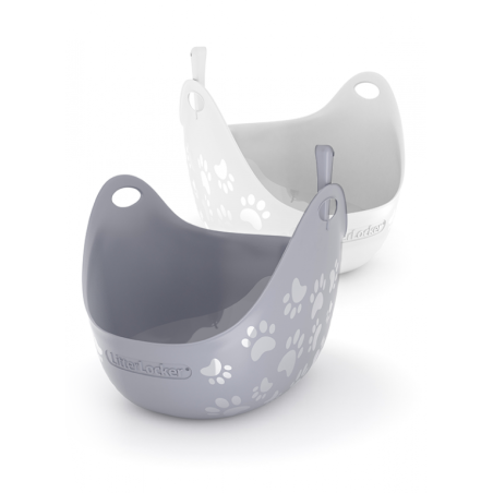 Bac à litière Litter Box de Litter Locker gris