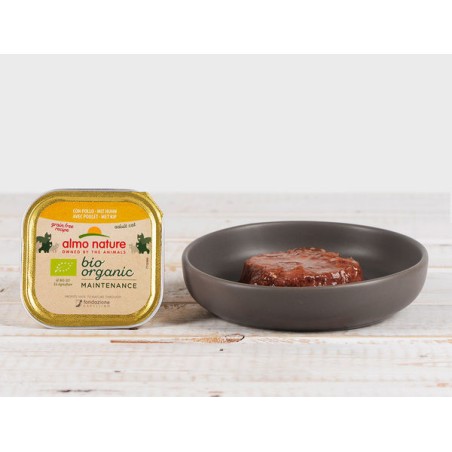Almo Bio Organic nourriture humide pour chats avec poulet 85g