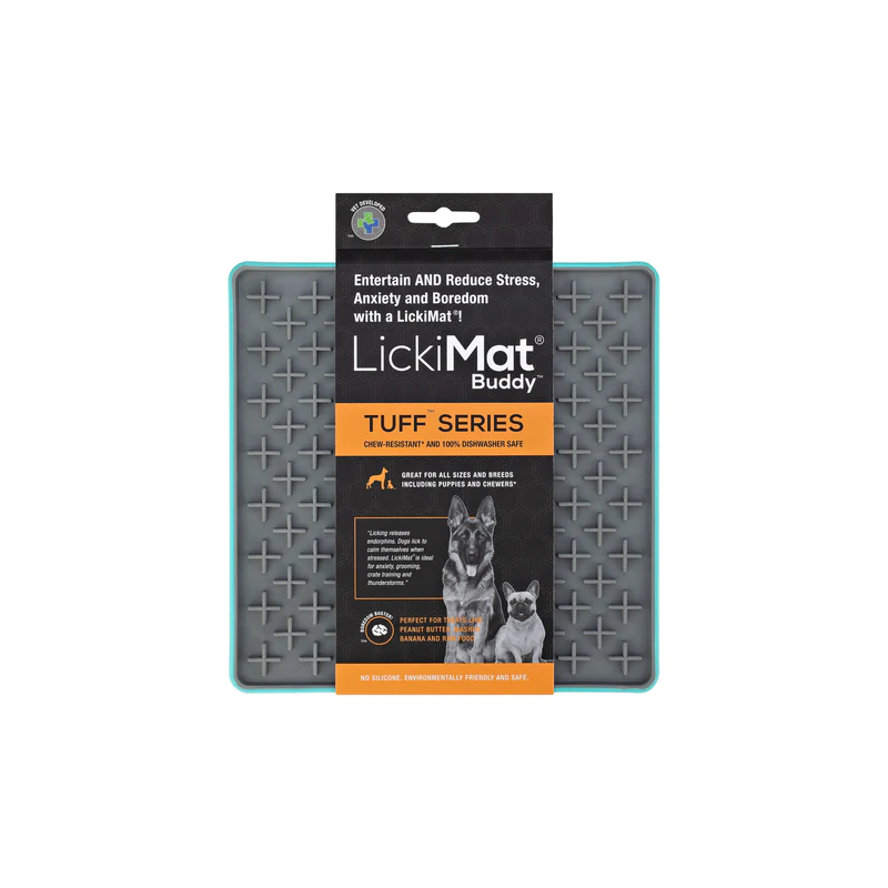 LickiMat Tuff tapis à lécher pour chiens chats 20 x 20 cm