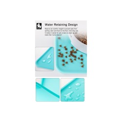 Tapis de sol en silicone pour gamelles chiens & chats TrueLove