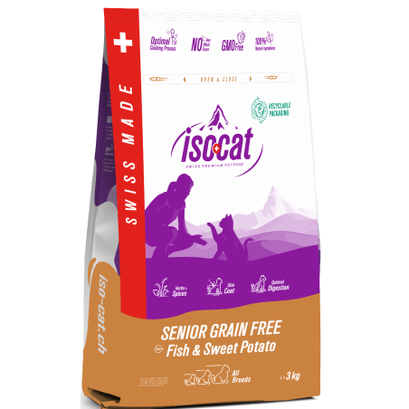 Iso-cat SENIOR GRAIN FREE Fish &amp; Sweet Potato