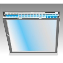 Grille de protection haute pour fenêtre