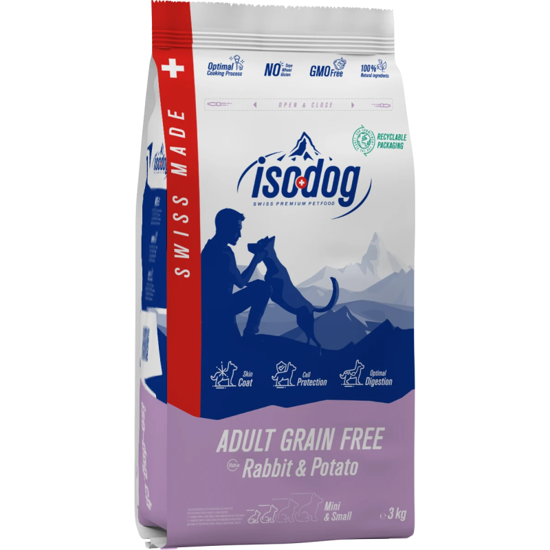Iso-dog GRAIN FREE Rabbit & Potato Mini & Small Breeds