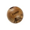 Boule à snack en bois d'olivier