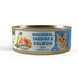 Amity maquereau, sardine et saumon 80g