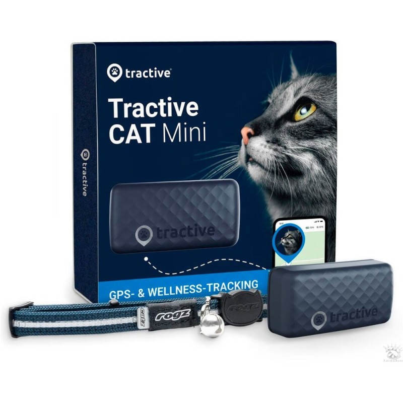 Traceur GPS Tractive pour chat
