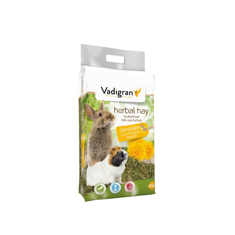 Foins aux herbes et fleurs de pissenlit