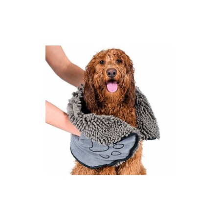 Clean Paws Drying Towel serviette grise