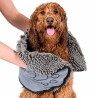 Clean Paws Drying Towel serviette grise