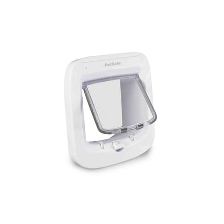 Chatière PetSafe avec puce électronique microchip, blanc